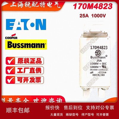 议价170M4823快速熔断器 1000V 25A 巴斯曼BUSSMANN快速熔断器