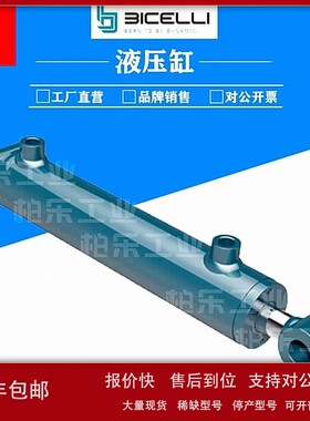 议价BICELLI小型双向液压油缸BAT/BSI/BPF/BPS 032020.0050焊接液