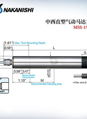 日本NSK中西NAKANISHI高马达主轴MSS-1902R 1908R 1930R 2002R/A