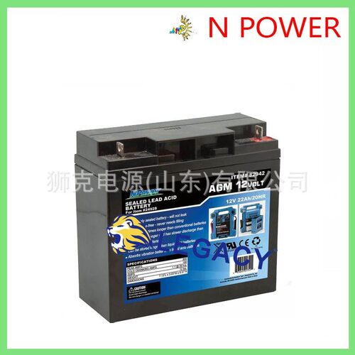 美国NPOWER蓄电池12V18AH/20HR、12V22AH/20HR、G-A2D00C铅酸电瓶