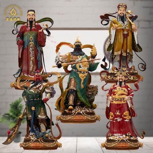 五路财神武财神爷高温热着色