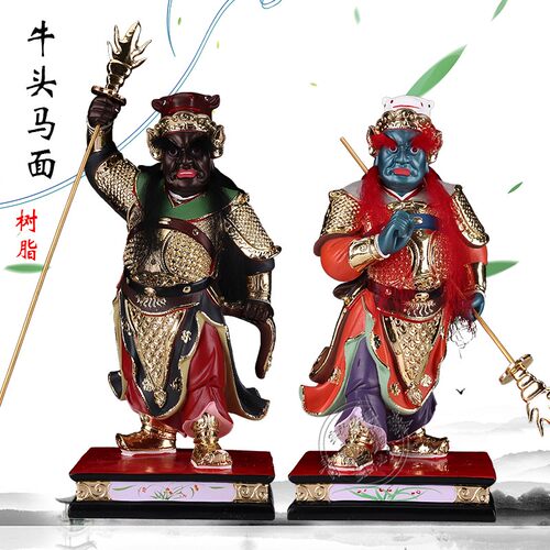 佛像彩绘摆件佛像树脂供奉中式