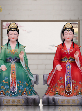 胡秀英仙长汉白玉东北胡家族神像