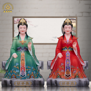 胡秀英仙长汉白玉东北胡家族神像家用供奉摆件胡大姑娘胡秀娘佛像