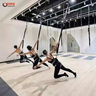 蹦极活力带设备室内女护腰带防勒保护裤bungee空中瑜伽蹦极弹力绳