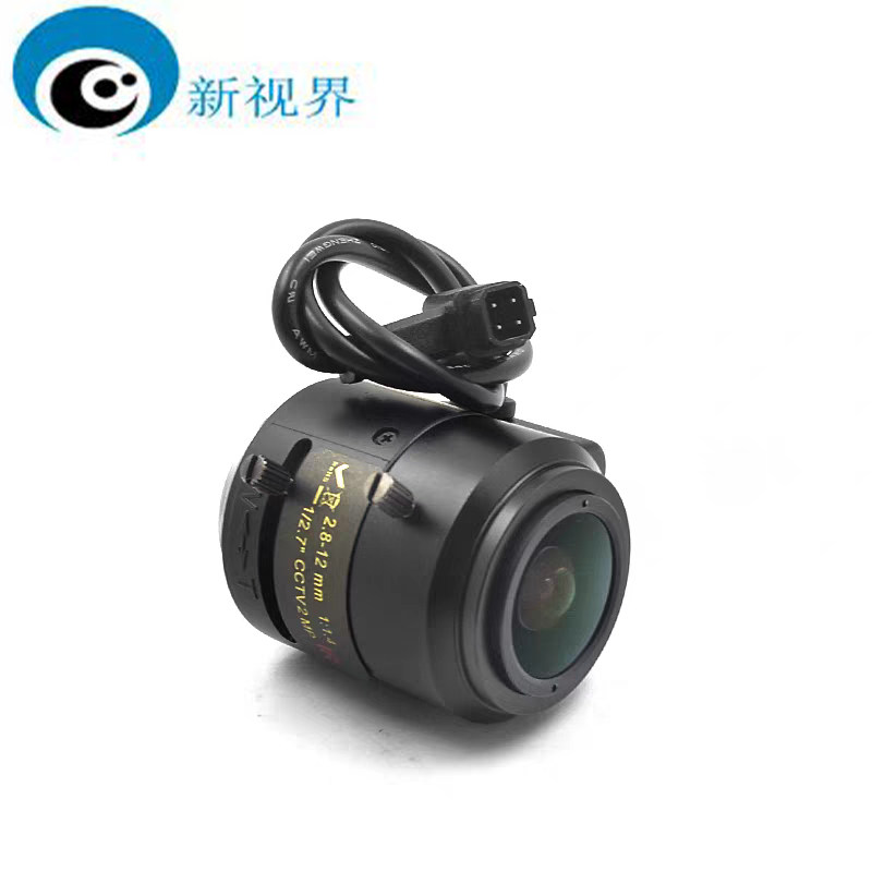 自动光圈变焦镜头2.8-12mm 1080P高清监控枪机摄像头镜头CS接口1/2.7英寸