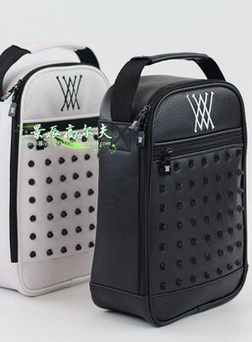 新款高尔夫鞋包防水鞋袋ANEW男女款手提包铆钉时尚大空间易携带包