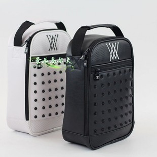 新款高尔夫鞋包防水鞋袋ANEW男女款手提包铆钉时尚大空间易携带包