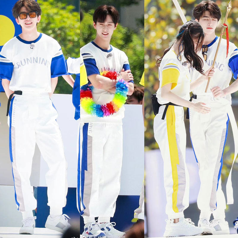 RUN THE SAME CLASS UNIFORM JUNIOR HIGH SCHOOL STUDENTS HIGH SCHOOL STUDENTS SPORTS SUIT FEMALE SPRING AND AUTUMN STUDENTS THREE-PIECE CUSTOMIZATION