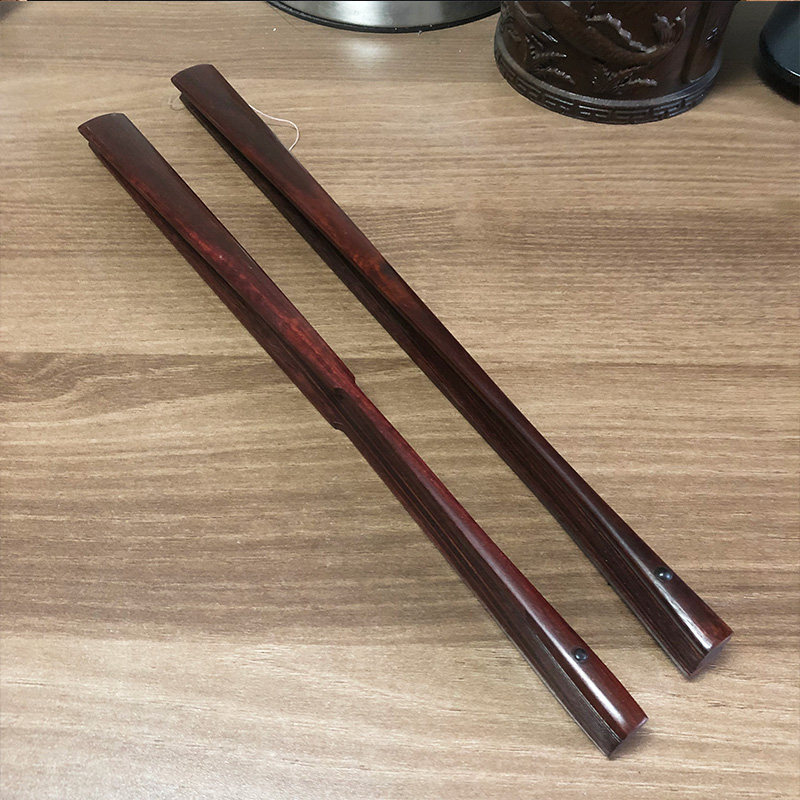 文玩高档折扇9.5寸精制全芯正宗印度小叶紫檀扇骨挑灯方古方苏工