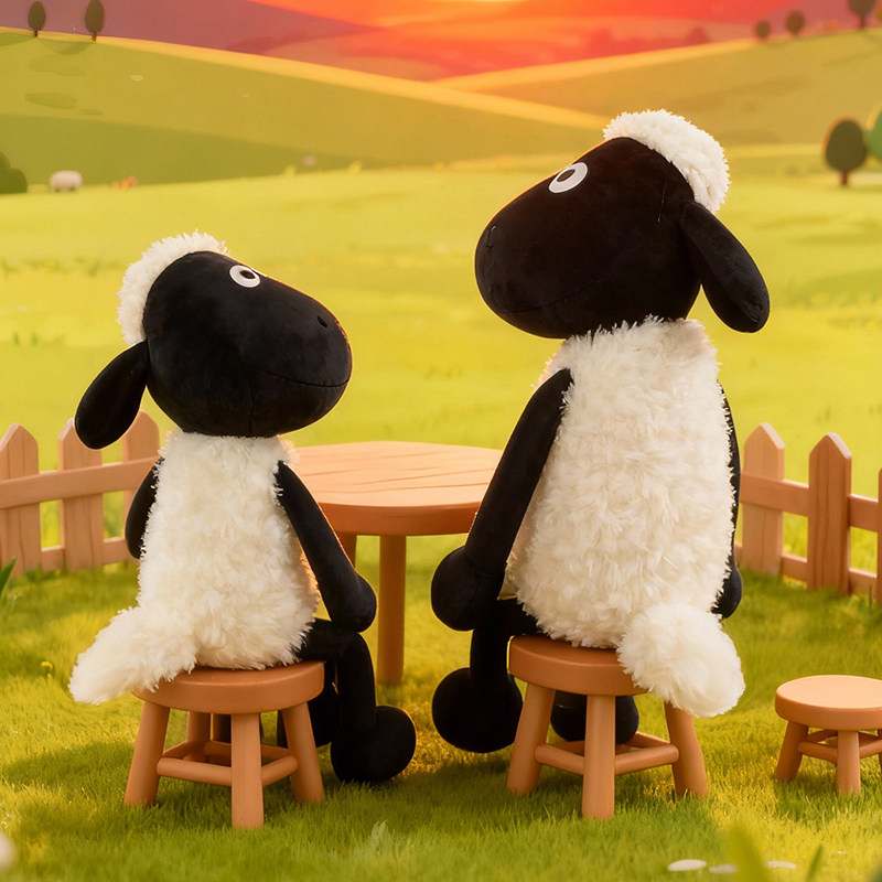 可爱肖恩羊毛绒玩具小羊公仔女生布娃娃大号生日礼物送女友