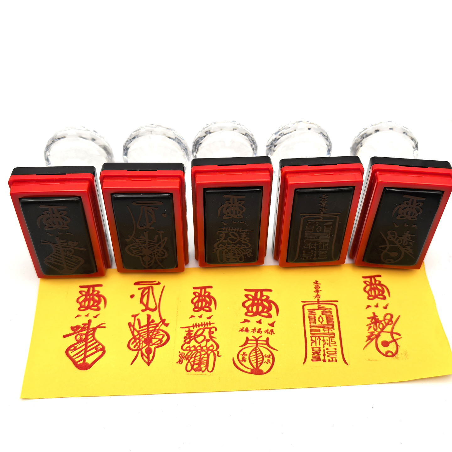 文昌帝君唐卡印章小号光敏印