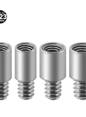 G23钛合金14G16G延长杆2mm适用于内螺纹穿刺饰品舌钉脐钉唇钉