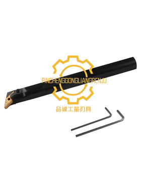 数控刀杆117.5度内孔车刀杆S25S-MVQNR/L16压板式车床刀具菱形刀
