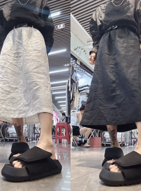 白色休闲半身A字裙中长款半身裙2025夏季常规款梨形高腰显瘦麻裙