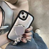 Apple, геометричная трубка, iPhone 13, силиконовый чехол для телефона, браслет, подвеска, изысканный стиль, iphone, 12promax, 14, 14promax