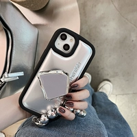 Apple, геометричная трубка, iPhone 13, силиконовый чехол для телефона, браслет, подвеска, изысканный стиль, iphone, 12promax, 14, 14promax