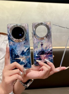 山水意境适用vivoXFold3手机壳
