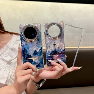 山水意境适用vivoXFold3手机壳