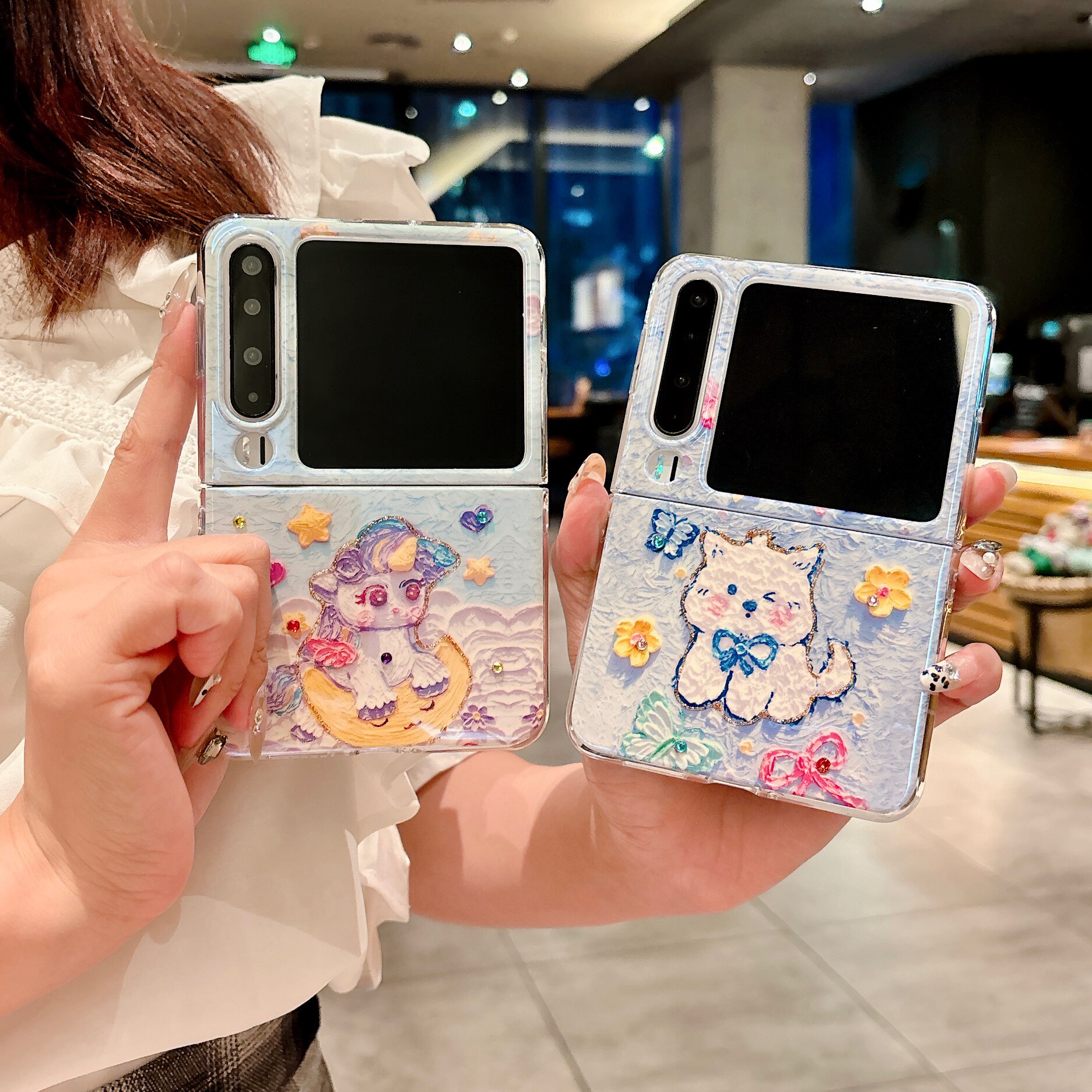 油画独角兽华为PuraX手机壳