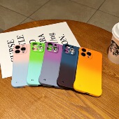 简约渐变色适用oppoReno14无边框手机壳a58磨砂硬壳reno13pro超薄reno12纯色男女a93 a72 a11x防摔a8保护套5g