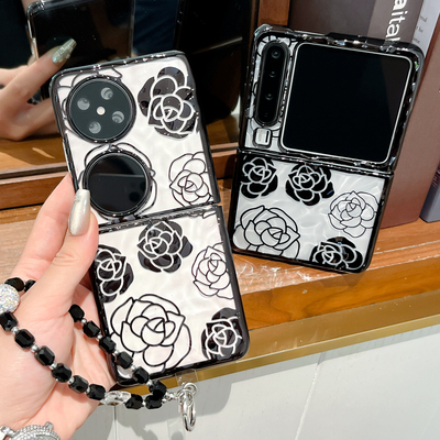 玫瑰花适用华为折叠屏手机壳