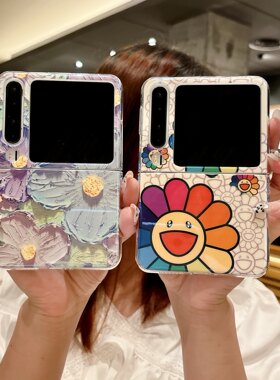 蓝光油画花华为PuraX手机壳