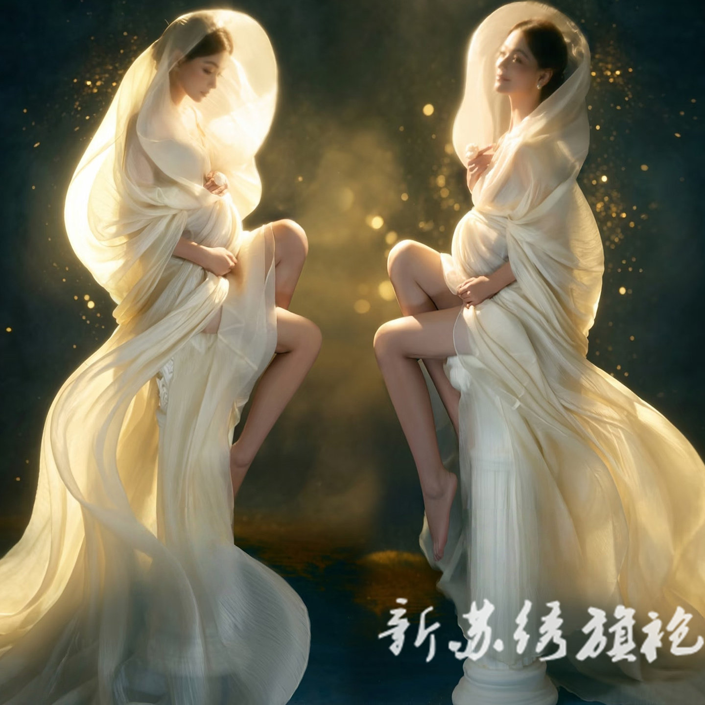 依媚坊孕妇希腊神明少女写真服