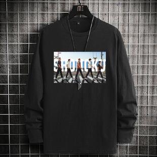 灌篮高手纯棉长袖T恤男士潮牌联名樱木花道篮球上衣服春季打底衫