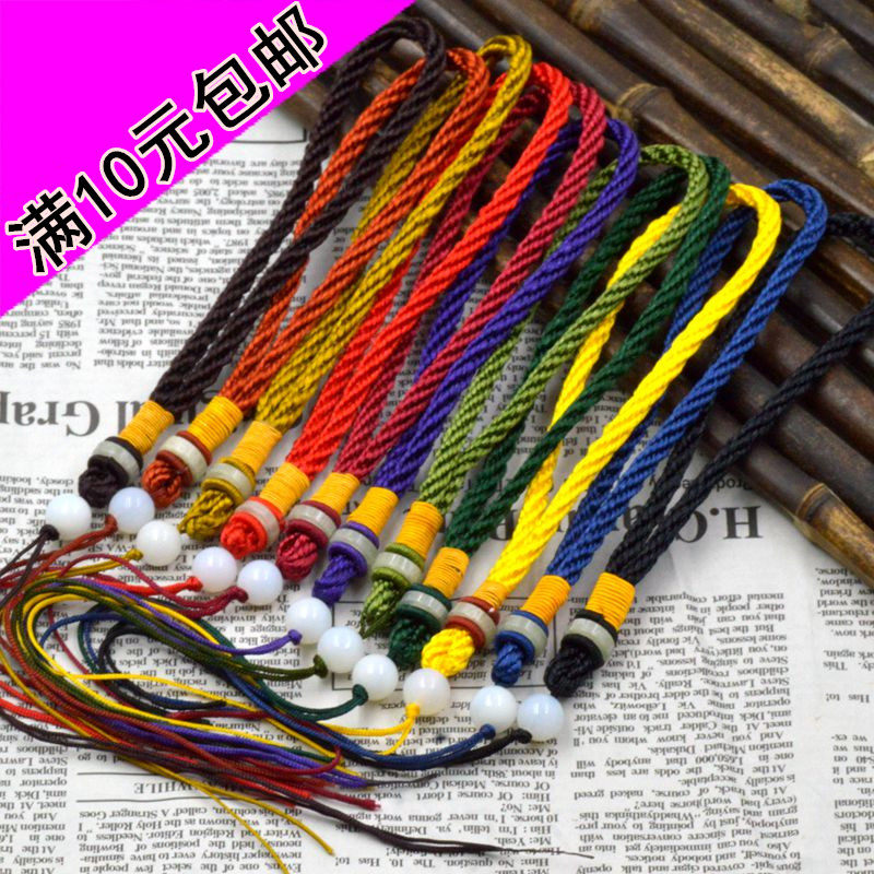 文玩DIY把玩绳菠萝扣把件绳素绳手把件绳手玩件挂坠项链工具绳