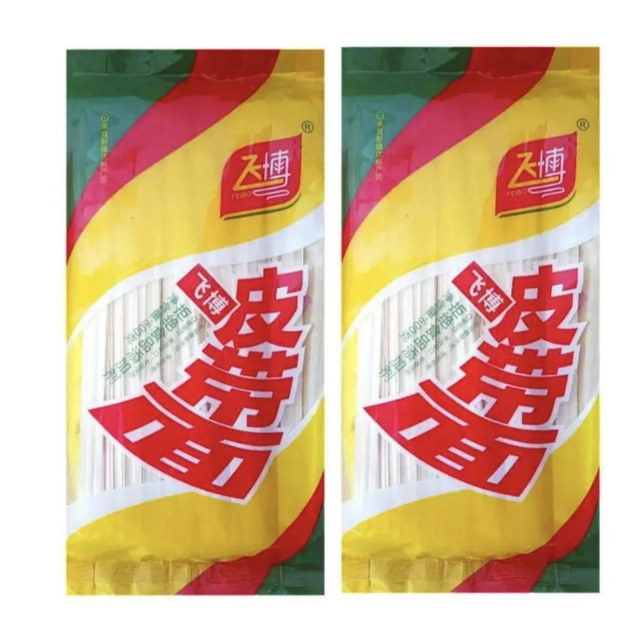 飞博皮带面大盘鸡面新疆拉条子面椒麻鸡拌面家用油泼面宽面条500g