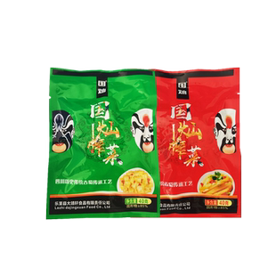 国灿榨菜丝榨菜芯下饭菜餐饮即食小包装腌制咸菜佐餐小菜早餐配粥