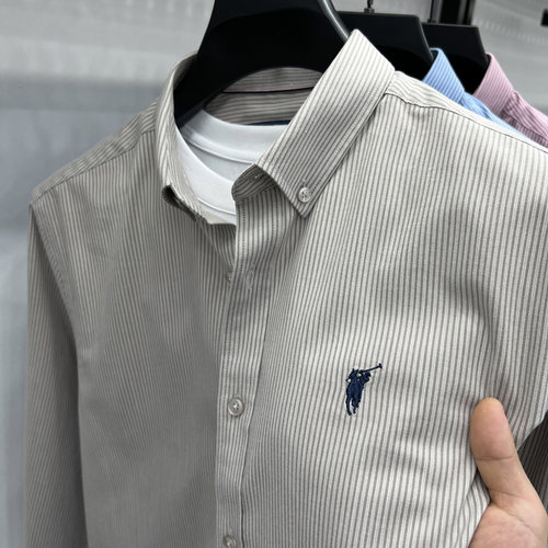 经典男士长袖衬衫休闲商务衬衣