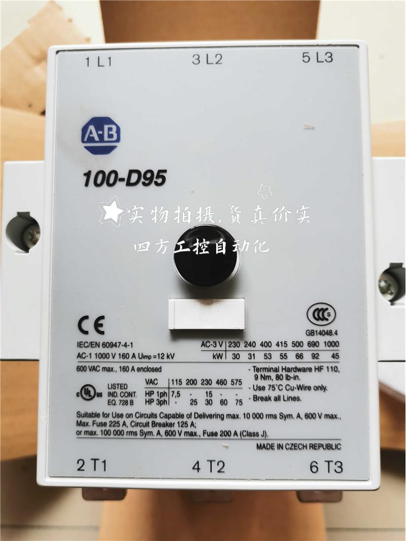 拍_AB罗克韦尔交流接触器100-D95A11 100-D95D11