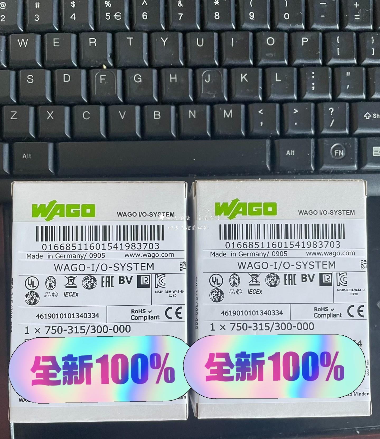 拍'德国万可wago模块750-315/300-000全新好货