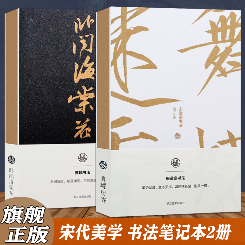 宋代美学书法笔记本全套2册