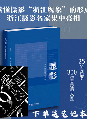 显影浙江摄影家启示录 朱丽莎著 25位浙江代表性摄影家300张高清作品大图 摄影艺术图集艺术理论 一部图文并茂的摄影评论图文集