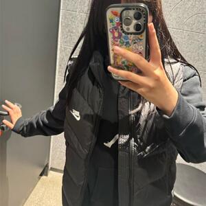 Nike耐克立领羽绒马甲男女冬季情侣款无袖防风保暖外套背心DV1136