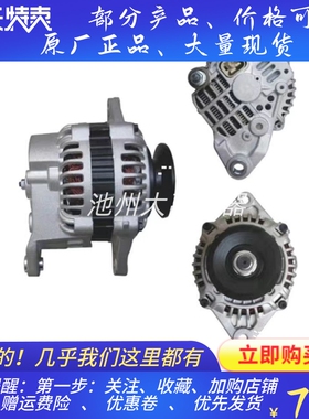 雷沃重工FR80H挖机发电机五十铃4JG1发电机A2AT8383发电机24V30A