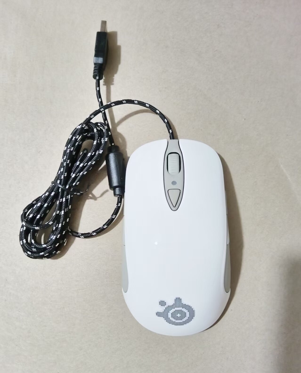 赛睿Sensei RAW霜冻之蓝鼠标电脑有线游戏鼠标