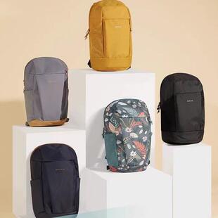 迪卡侬双肩包背包女书包男徒步小背包学生轻便户外小包旅行包ODAB