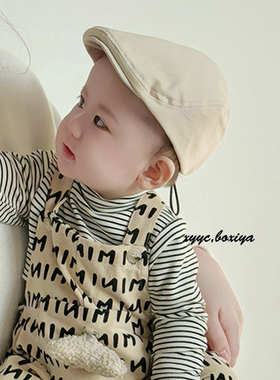 2025新款婴儿帽子春秋款前进帽男女童鸭舌帽宝宝遮阳防晒夏季薄款