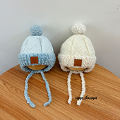 雷锋帽冬款 宝宝帽子秋冬季 韩版 加厚毛绒帽小月龄保暖护耳帽婴儿潮