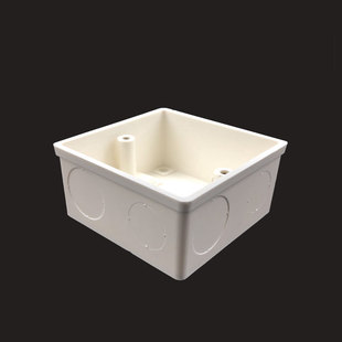插座盒底盒线盒开关盒 联塑77×77×38暗盒PVC接线盒86型通用暗装