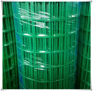 涂塑钢丝网 彩钢大棚拖棉网防护围栏绿色内金属钢丝网玻璃棉拖棉