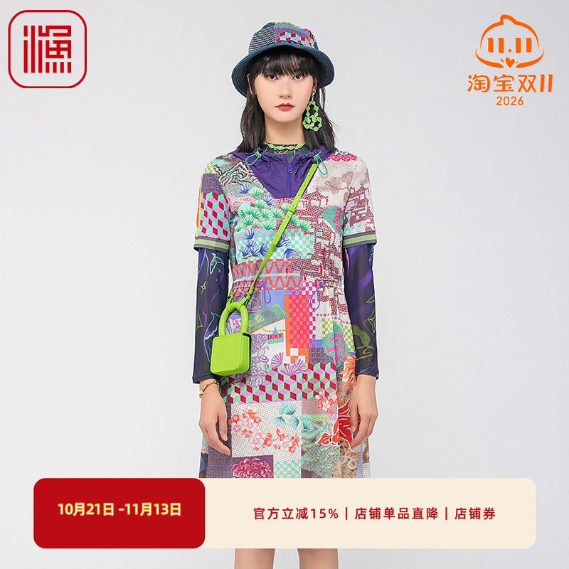 渔牌女装连衣裙2024新款