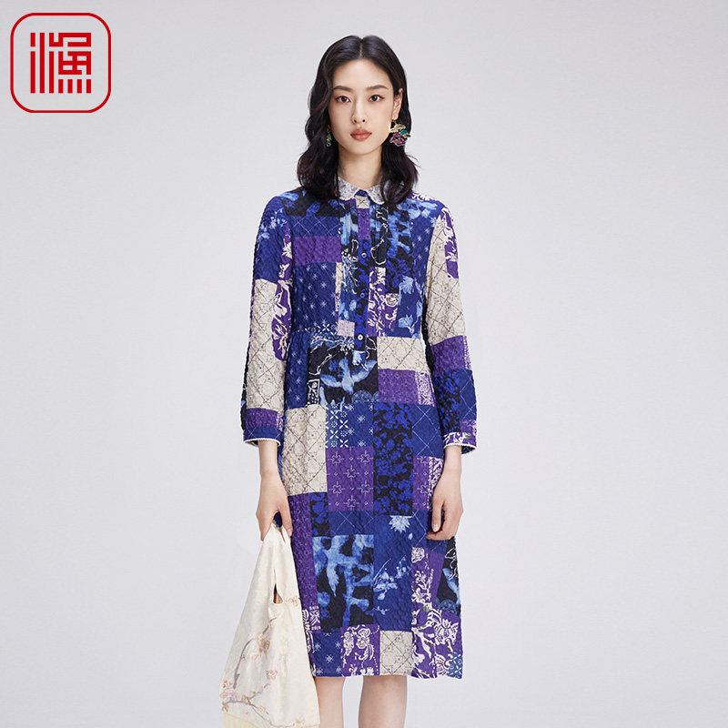 渔牌女装连衣裙女夏秋季