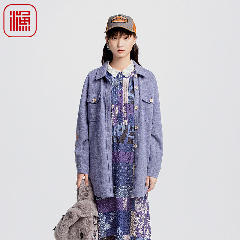 渔牌女装大衣女款2024新