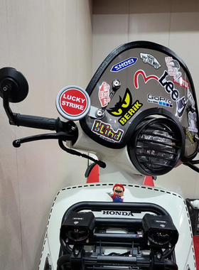 25款本田ns125la手把镜us巧格i维多利亚150ns150la后视镜改装件