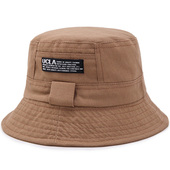 帽子男女全棉纯色渔夫帽男夏天遮阳帽韩版 韩版 新款 百搭盆帽女